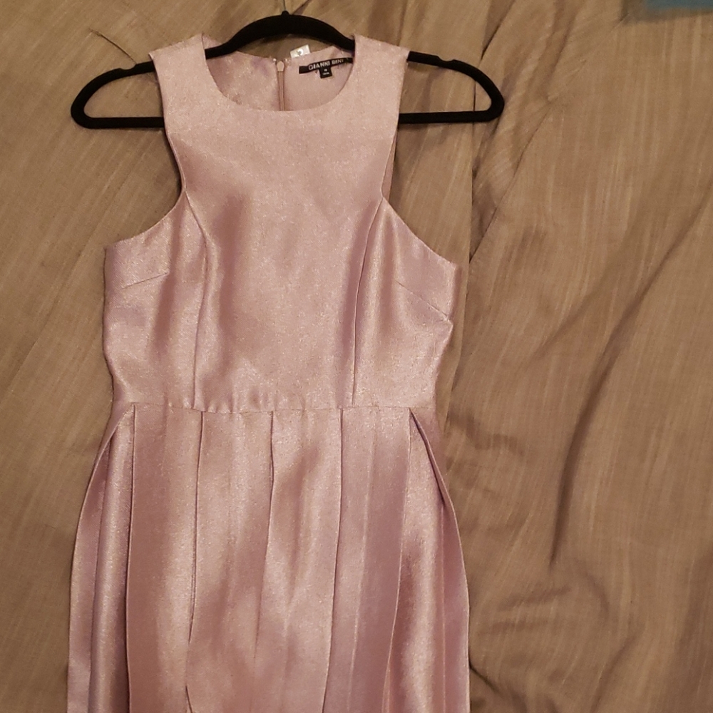 Gianni bini NWT shimmer pleated dress